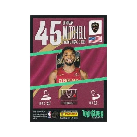 2023-24 PANINI NBA Top Class - #143 - Donovan Mitchell - Cleveland Cavaliers - Supersonic